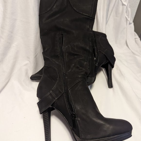 Tall Sexy Black Boot - Picture 4 of 4